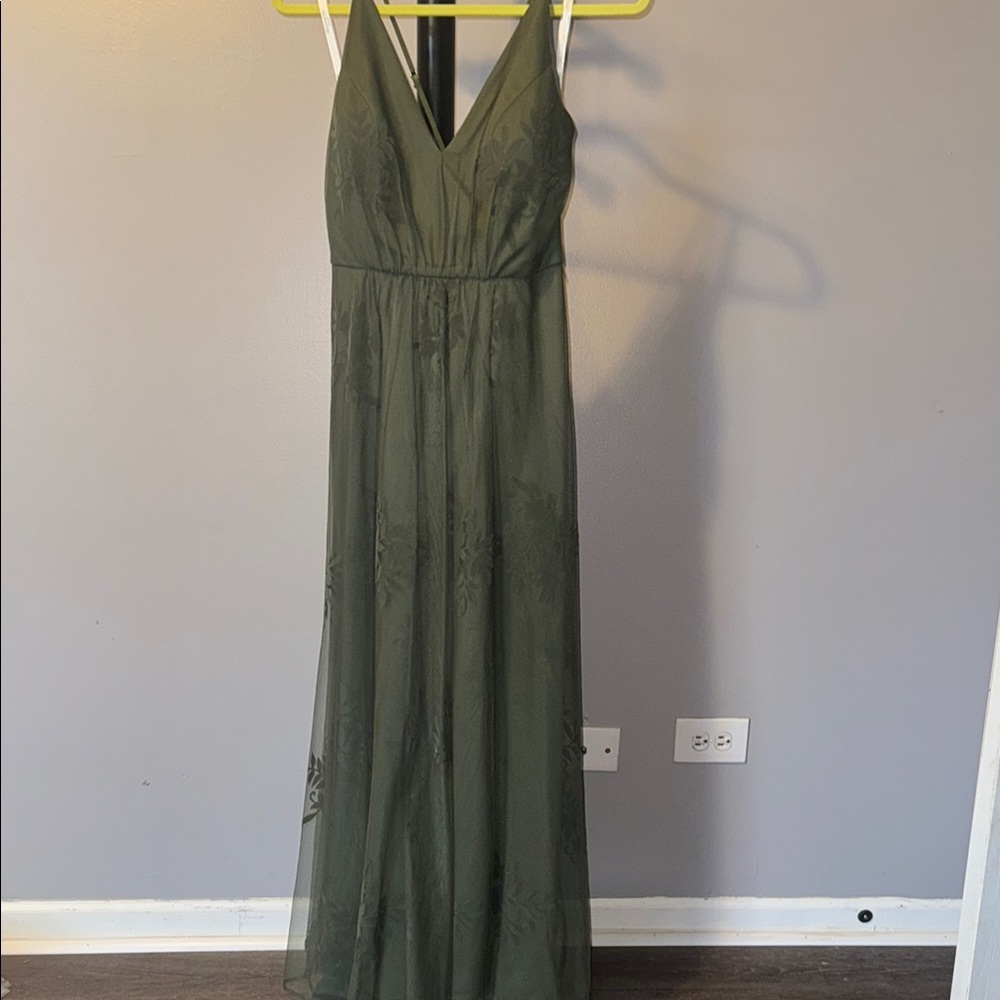 Elegant Green Maxi Dress